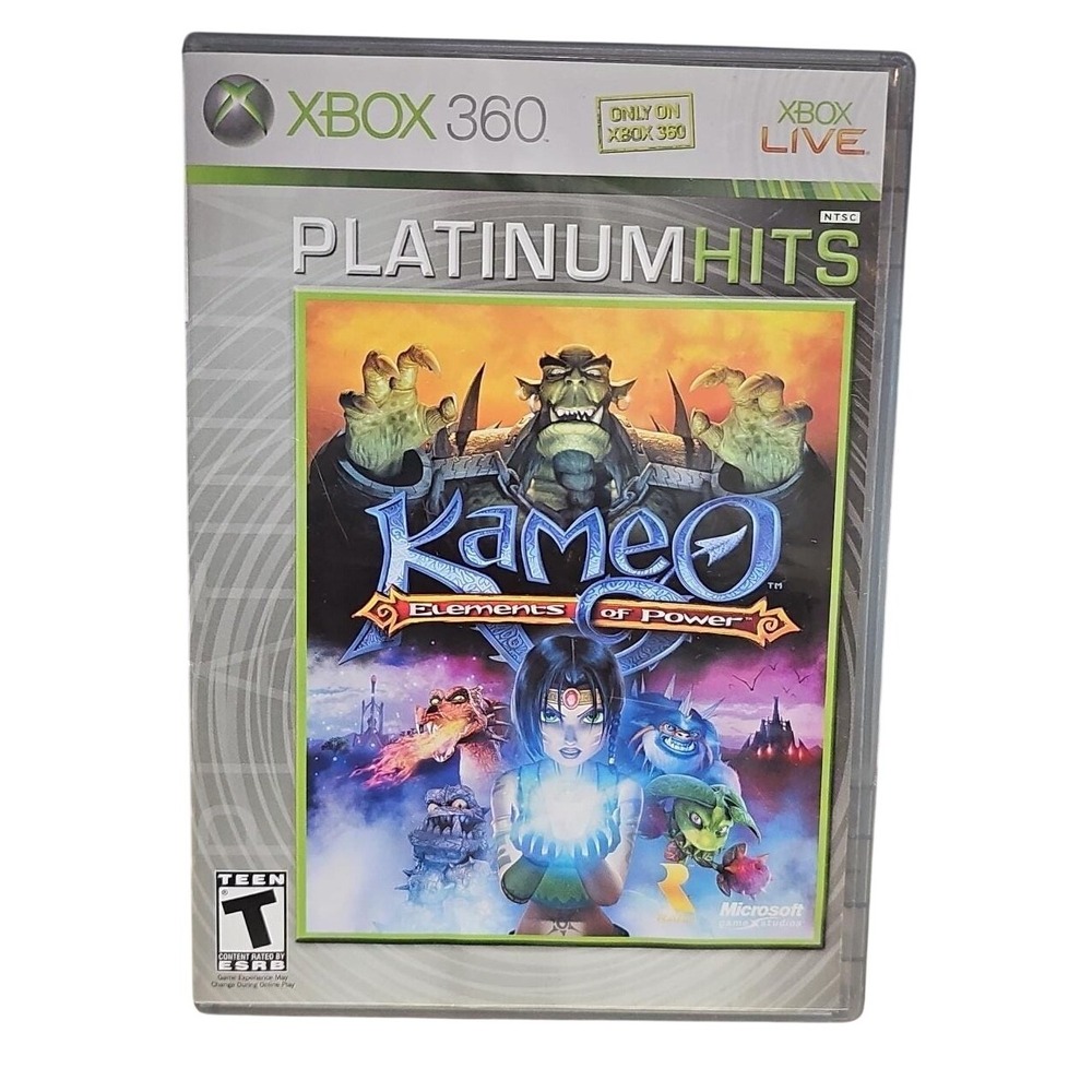 Kameo Elements of Power Xbox 360 Platinum Hits Action Adventure Rare Microsoft‎
